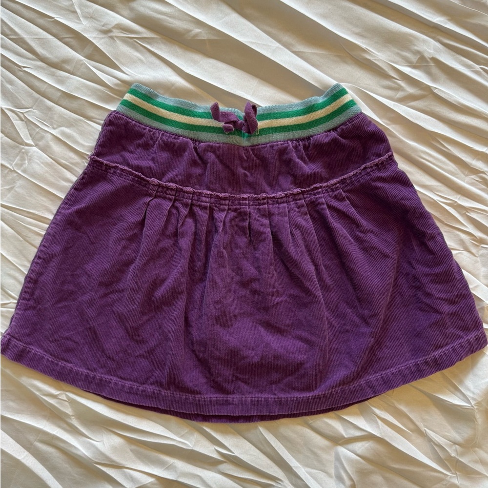 Mini Boden girls 7-8 years corduroy skirt